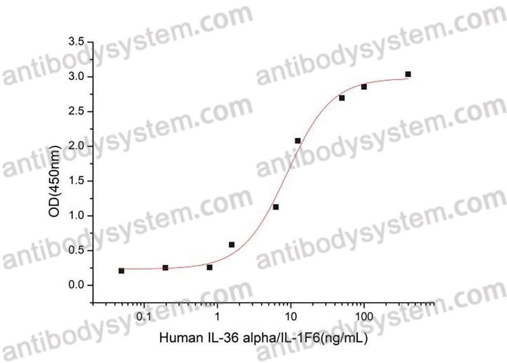 Recombinant Human IL36A/IL-1F6 Protein, C-His (Active)